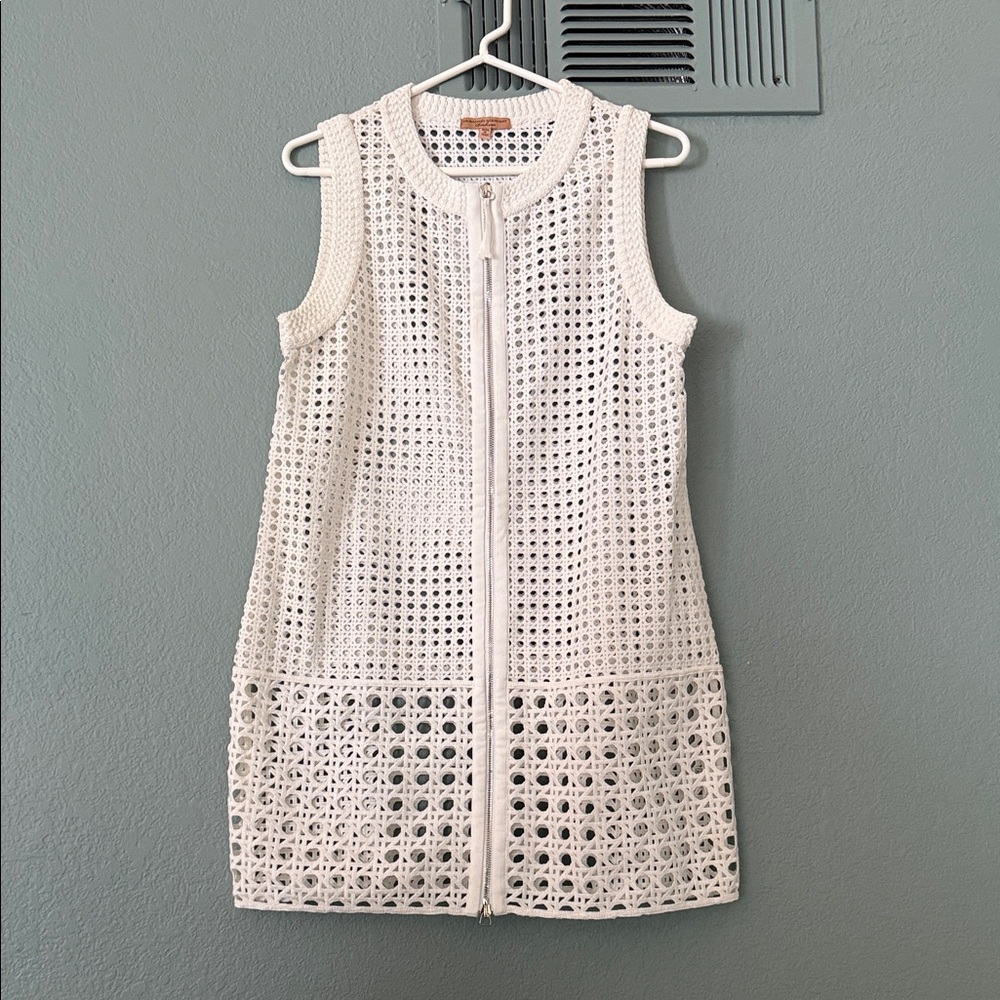 Ermanno Scervino White Crochet Dress